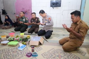 Rasa Empati dan Bela Sungkawa, Dandim 0804/Magetan Bersama Forkopimda Kunjungi Korban Laka Lantas