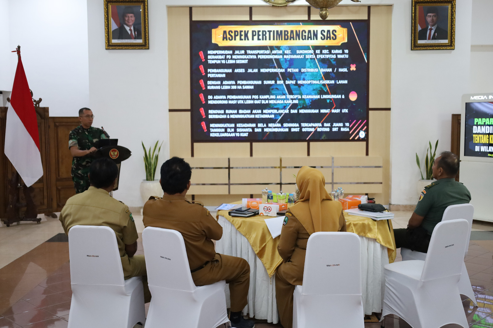 Dandim 0804/Magetan Paparkan Kesiapan TMMD ke-126 di Desa Kembangan