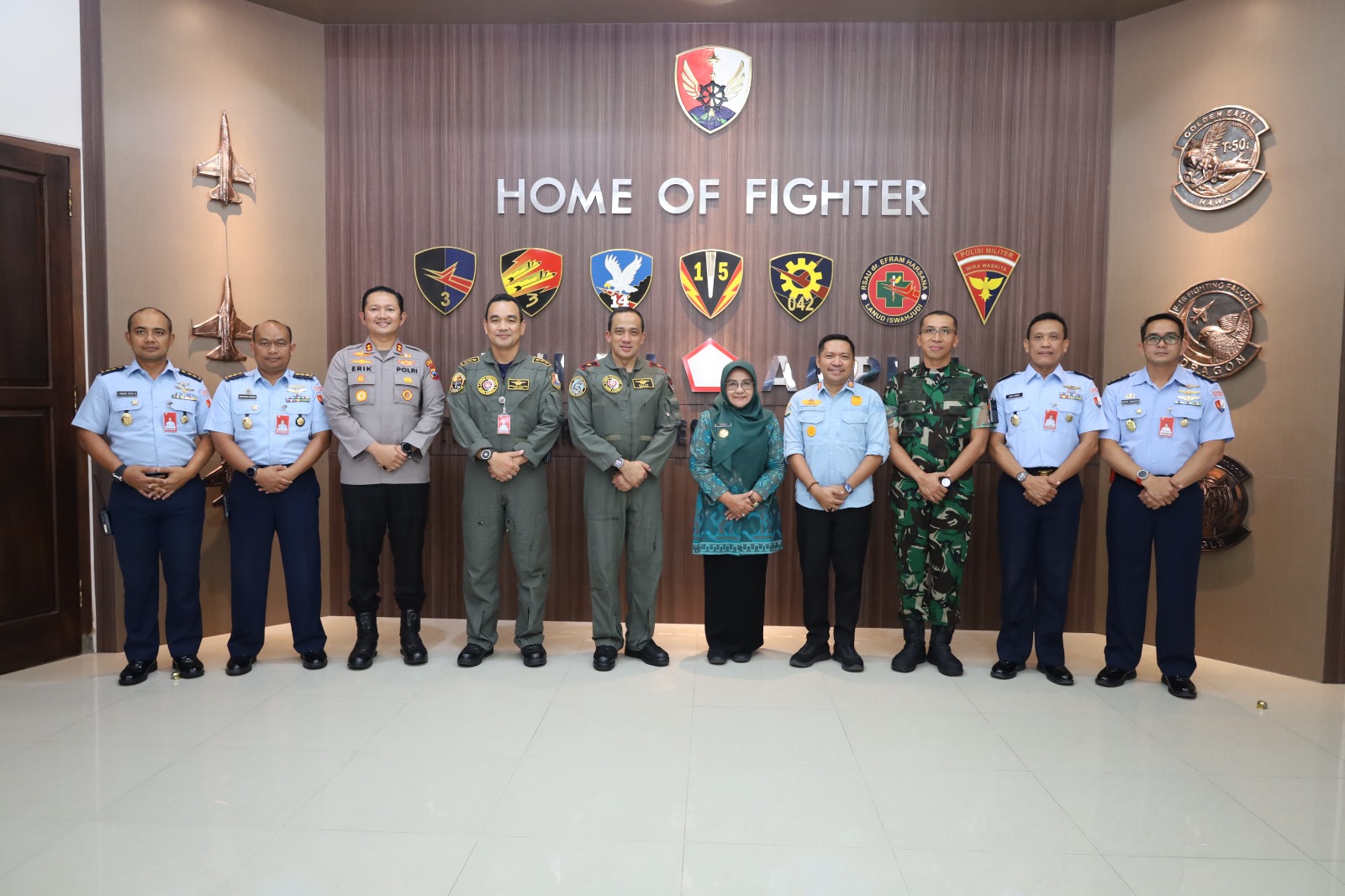 Perkuat Sinergi, Dandim 0804 Magetan Bersama Forkopimda Magetan Gelar Silaturahmi Bersama Danlanud Iswahjudi