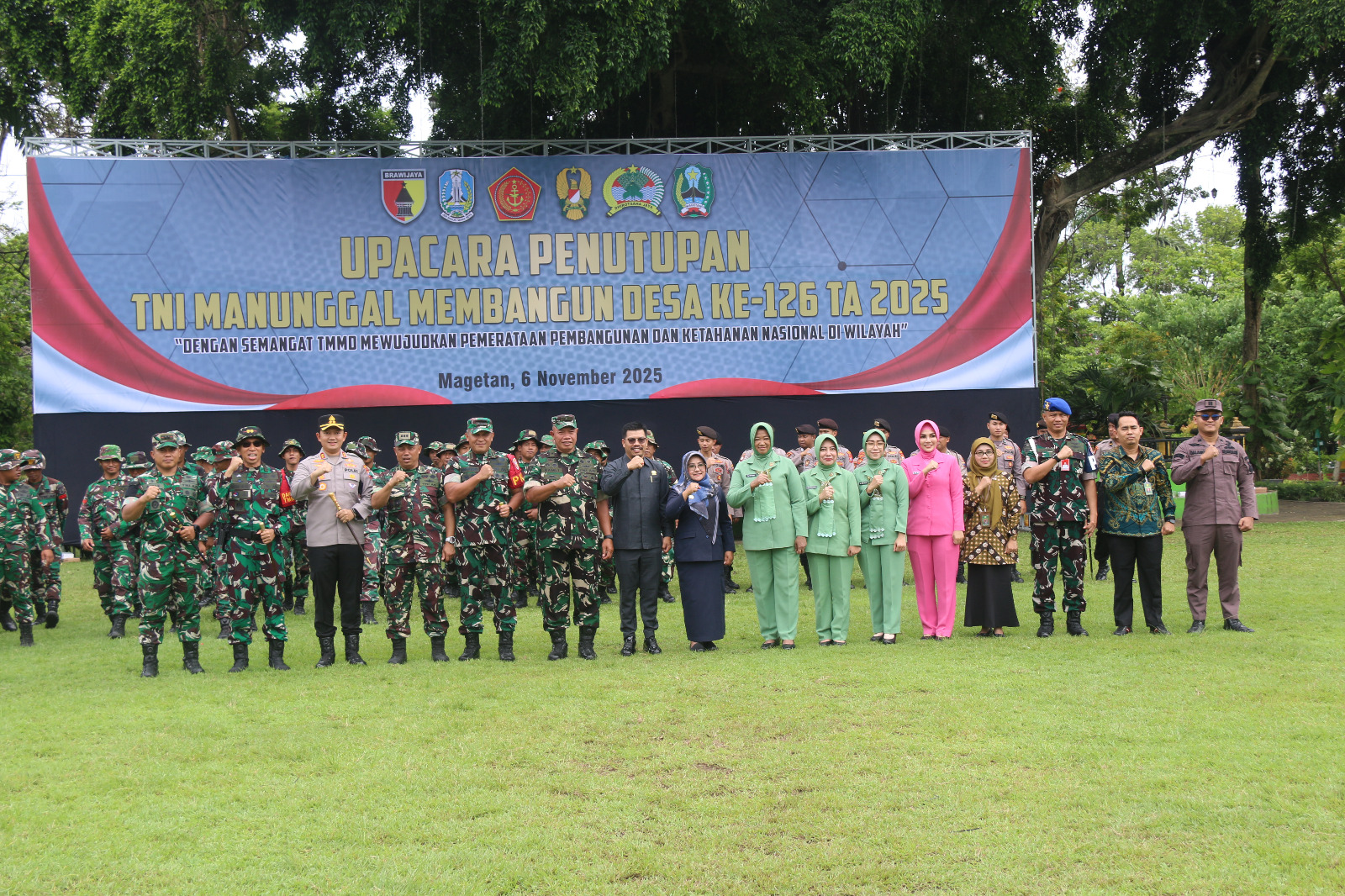 TMMD ke-126 Kodim 0804/Magetan Resmi Ditutup, Wujud Sinergi TNI dan Rakyat