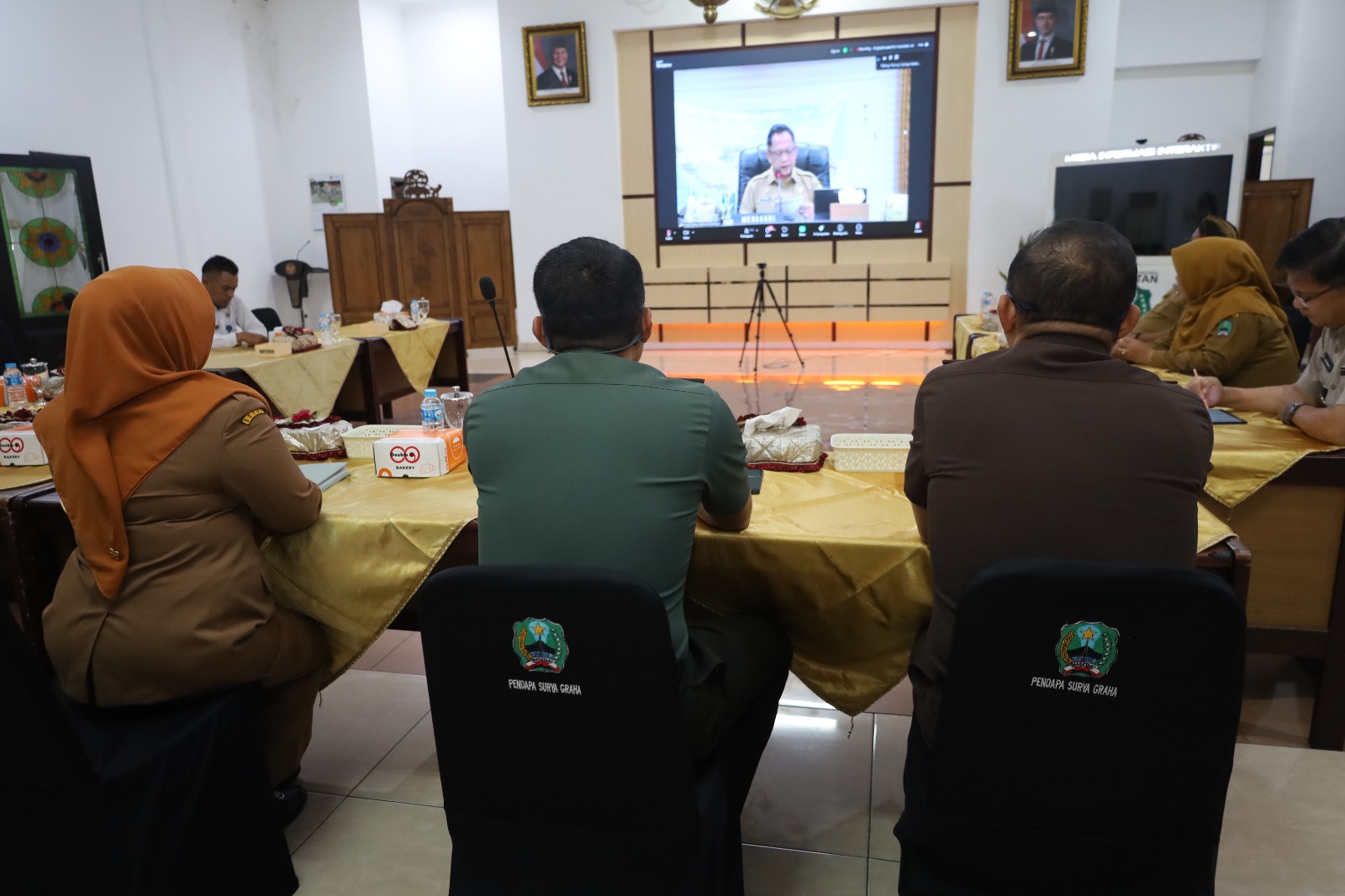 Dandim 0804/Magetan Ikuti Rakor Penataan Ruang Dan Wilayah Tahun 2025