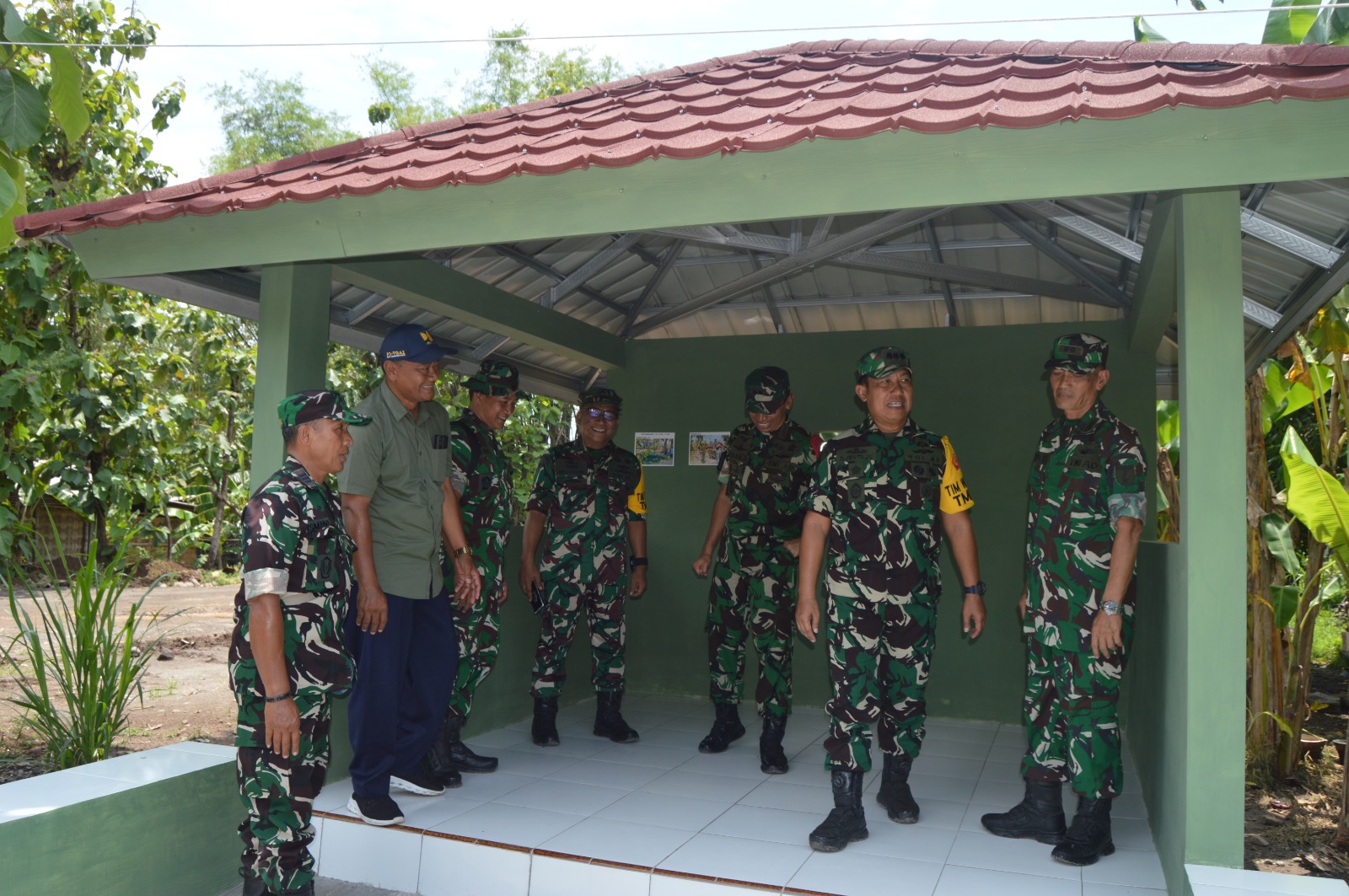 Berkat TMMD, Poskamling Desa Kembangan Kini Lebih Representatif