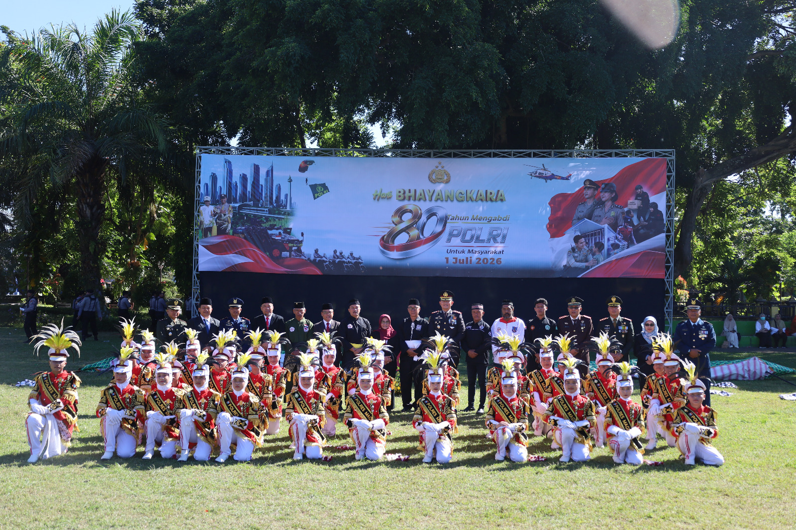 Perkuat Sinergi TNI–Polri, Dandim 0804 Magetan Hadiri Upacara dan Tasyakuran Hari Bhayangkara Ke-80